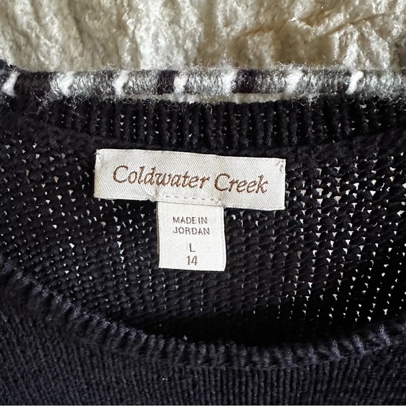 Christopher & Banks knit sweater tank black large 14 - Picture 3 of 5